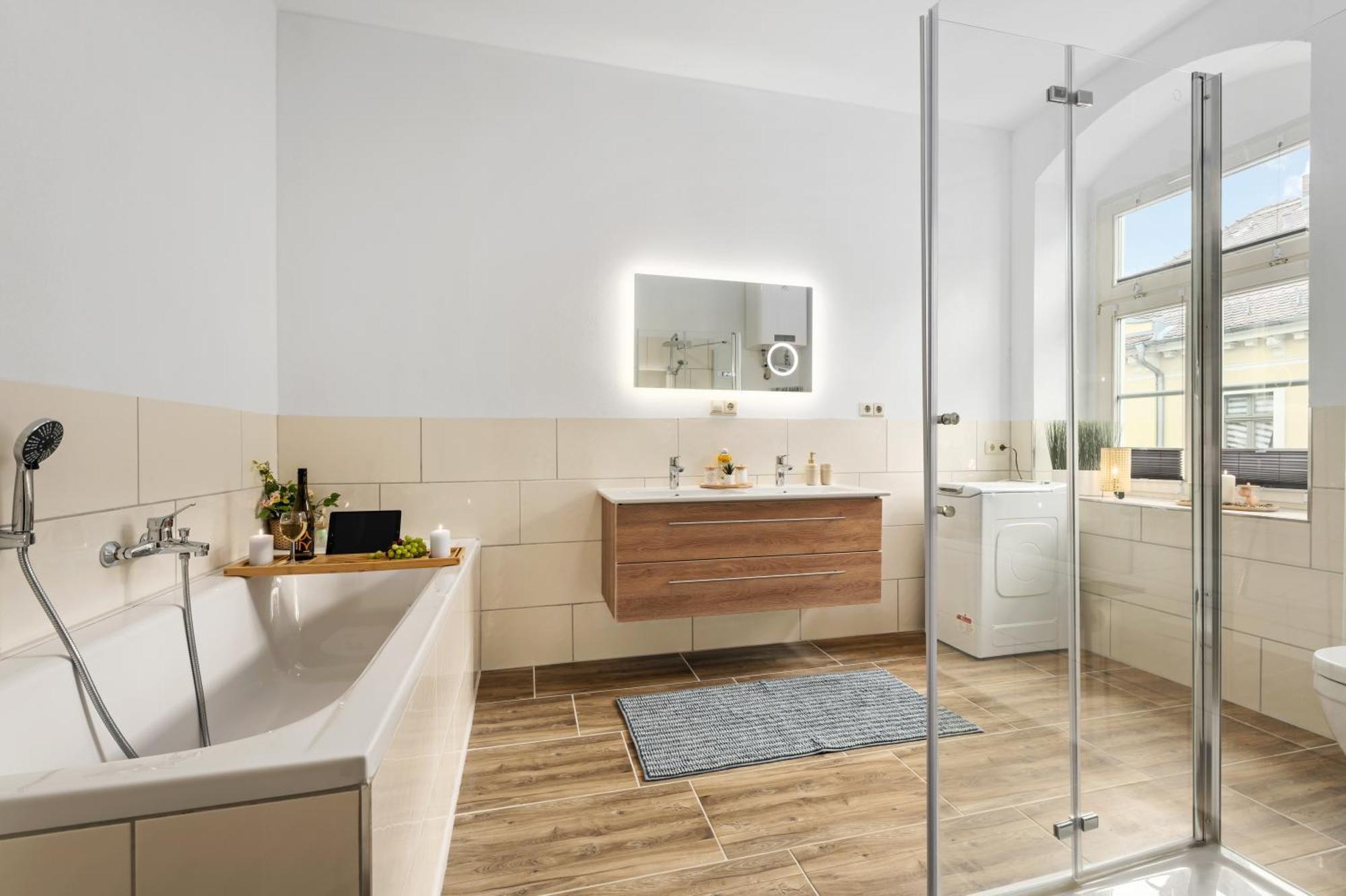 Schoene Altstadt Ferienwohnung Gruppen Familien Parkplatz Мейсен Экстерьер фото