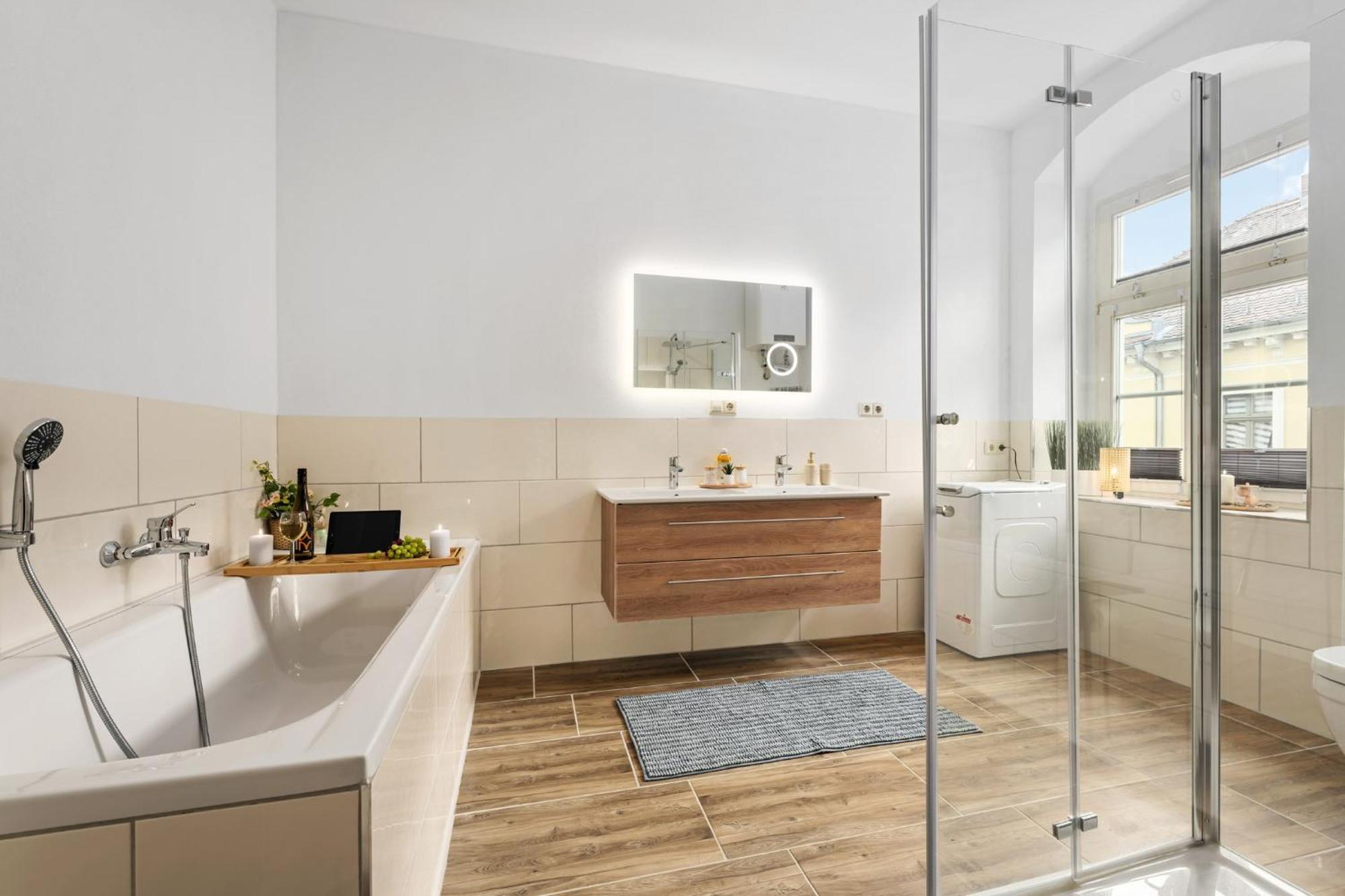 Schoene Altstadt Ferienwohnung Gruppen Familien Parkplatz Мейсен Экстерьер фото